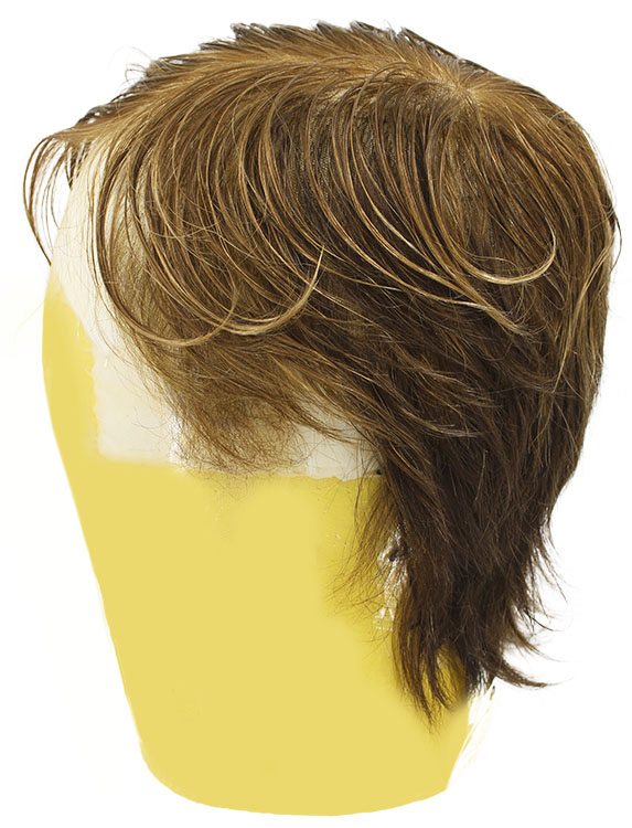 Man Film Lacefront wig, 100% Hantied, Euro Hair  1.57inch / 4cm