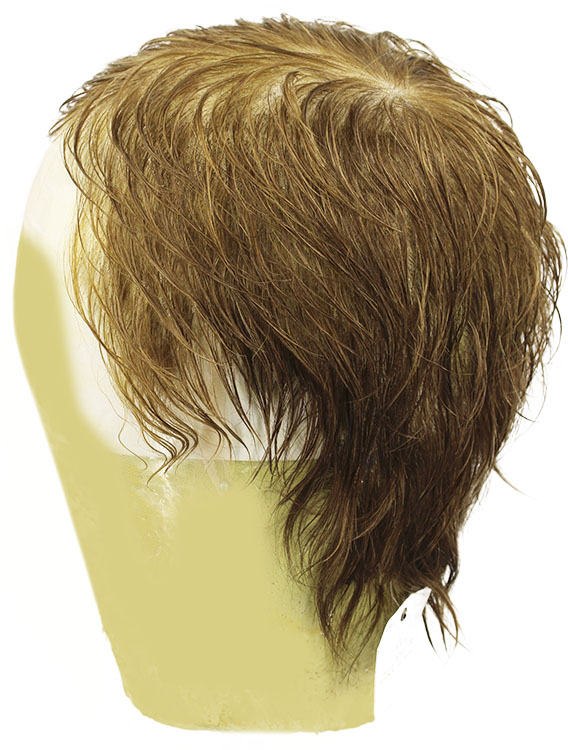 Man Film Lacefront wig, 100% Hantied, Euro Hair  1.57inch / 4cm