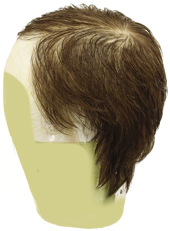Man Film Lacefront wig, 100% Hantied, Euro Hair  1.57inch / 4cm