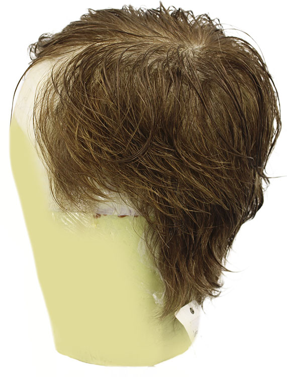 Man Film Lacefront wig, 100% Hantied, Euro Hair  1.57-3.9inch / 4-10cm