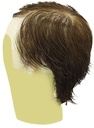 Man Film Lacefront wig, 100% Hantied, Euro Hair  1.57inch / 4cm