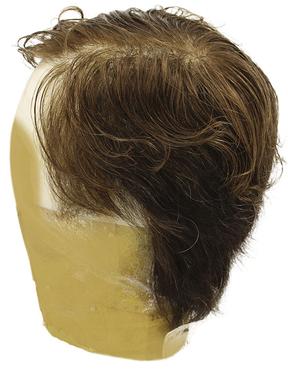 Man Film Lacefront wig, 100% Hantied, Euro Hair  1.57-3.9inch / 4-10cm