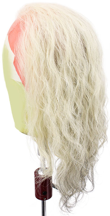 Woman Film Lacefront wig, 100% Hantied  Euro Hair 13.7inch / 35cm