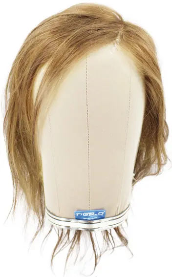 Man Film Lacefront wig, 100%  Hand-Tied, European Hair  9.8inch / 25cm