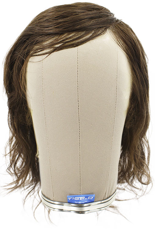 Man Film Lacefront wig, 100%  Hand-Tied, European Hair  9.8-11.8inch / 25-30cm