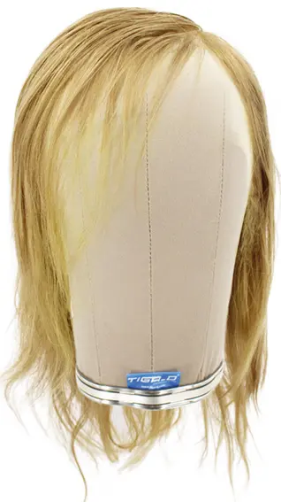 Man Film Lacefront wig, 100%  Hand-Tied, European Hair  9.8-11.8inch / 25-30cm