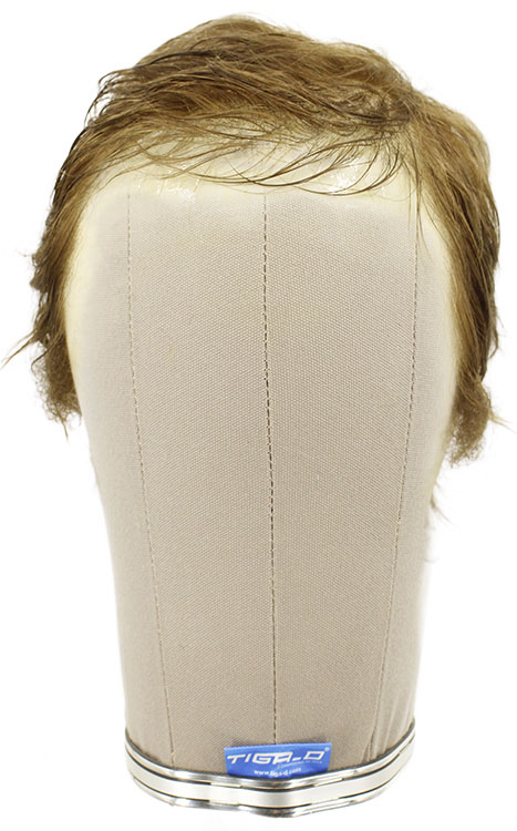 Man Film Lacefront wig, 100%  Hand-Tied, European Hair  1.57-3.9inch / 4-10cm