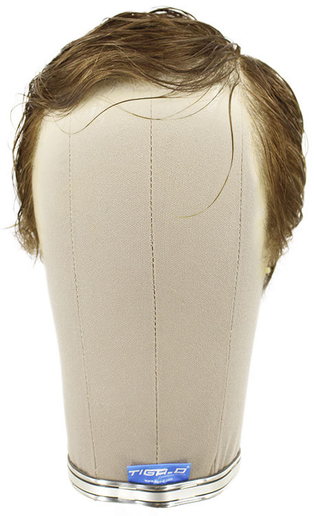 Man Film Lacefront wig, 100%  Hand-Tied, European Hair  1.57-3.9inch / 4-10cm