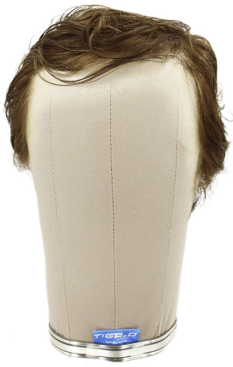 Man Film Lacefront wig, 100%  Hand-Tied, European Hair  1.57-3.9inch / 4-10cm