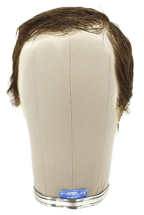 Man Film Lacefront wig, 100%  Hand-Tied, European Hair  1.57inch / 4cm