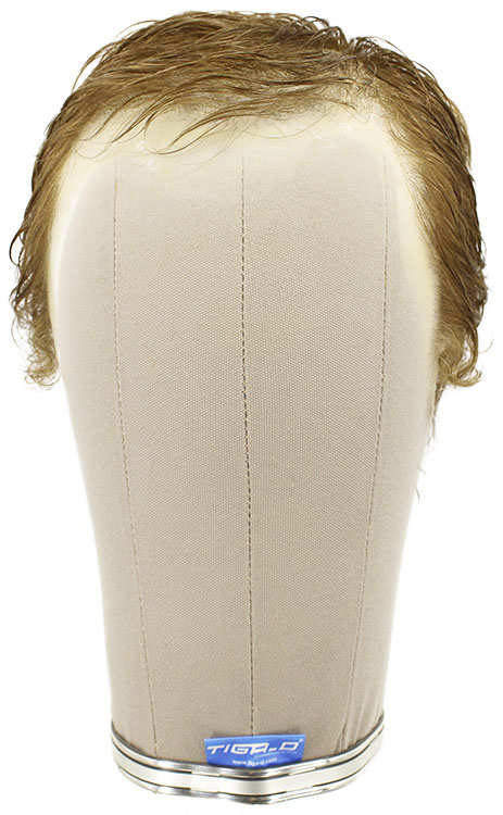 Man Film Lacefront wig, 100%  Hand-Tied, European Hair  1.57inch / 4cm