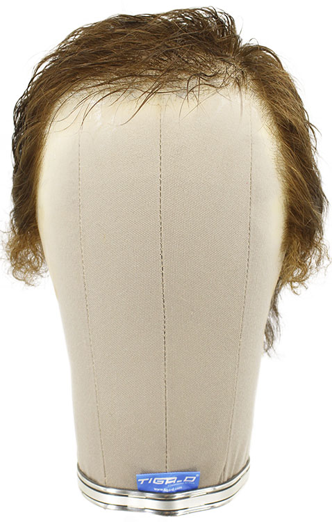 Man Film Lacefront wig, 100%  Hand-Tied, European Hair  1.57inch / 4cm
