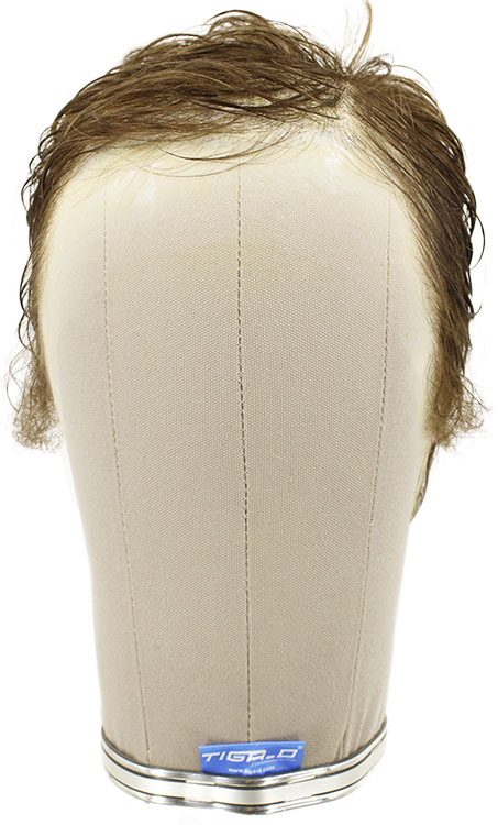 Man Film Lacefront wig, 100%  Hand-Tied, European Hair  1.57inch / 4cm