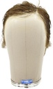 Man Film Lacefront wig, 100%  Hand-Tied, European Hair  1.57inch / 4cm