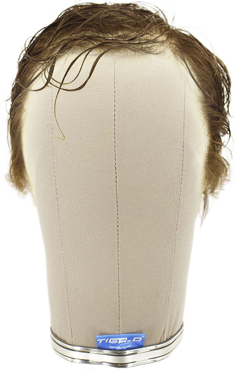Man Film Lacefront wig, 100%  Hand-Tied, European Hair  1.57inch / 4cm