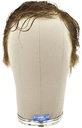 Man Film Lacefront wig, 100%  Hand-Tied, European Hair  1.57inch / 4cm