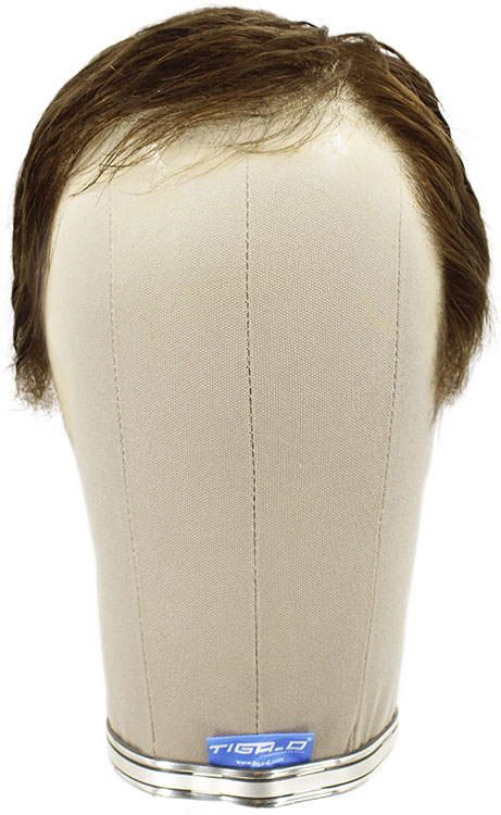 Man Film Lacefront wig, 100%  Hand-Tied, European Hair  1.57inch / 4cm