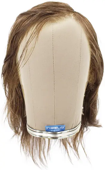 Man Film Lacefront wig, 100%  Hand-Tied, European Hair  9.8inch / 25cm
