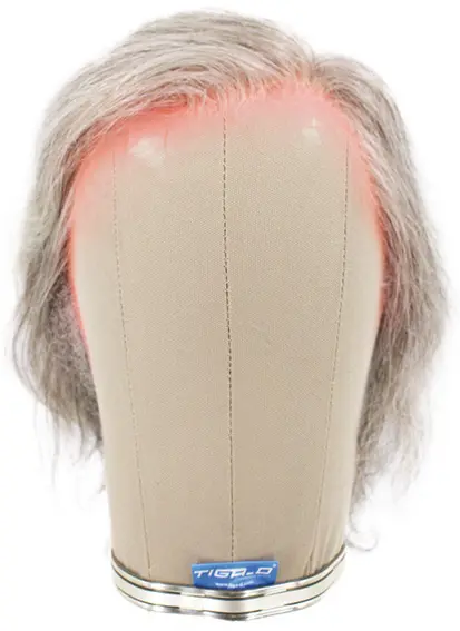 Man Film Lacefront wig, 100%  Hand-Tied, European Hair  9.8inch / 25cm