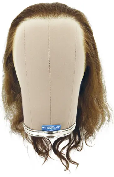 Woman Film Lacefront wig, 100%  Hand-Tied, European Hair  12.6inch / 32cm