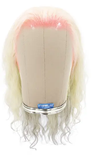 Woman Film Lacefront wig, 100%  Hand-Tied, European Hair  13.7inch / 35cm