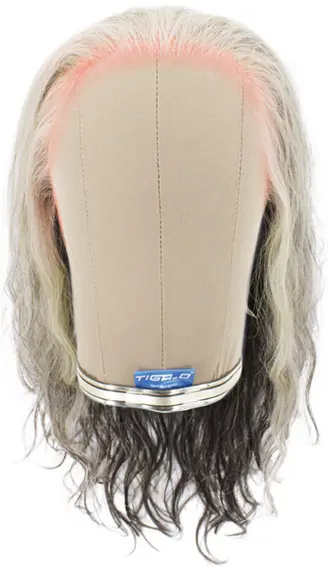 Woman Film Lacefront wig, 100%  Hand-Tied, European Hair  13.7inch / 35cm