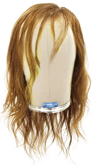 Woman Film Lacefront wig, 100%  Hand-Tied, European Hair  13.7inch / 35cm