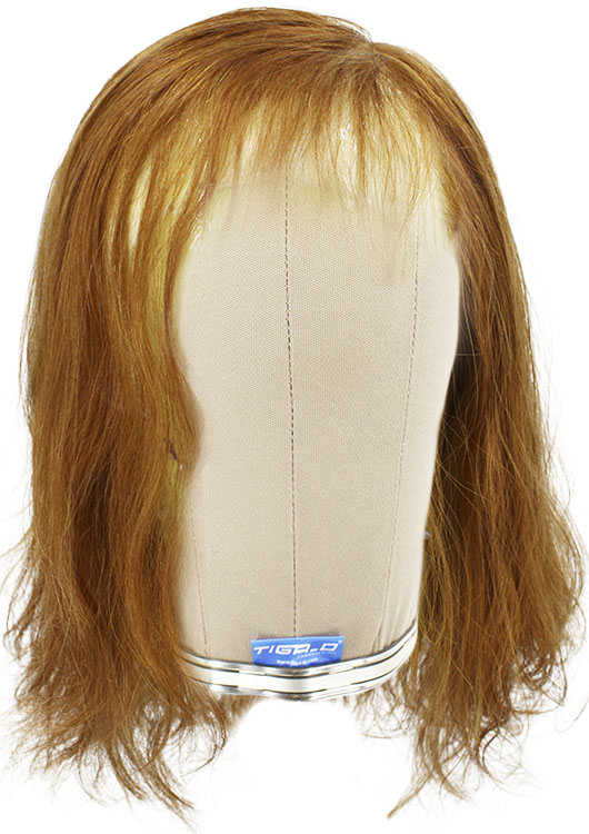 Woman Film Lacefront wig, 100%  Hand-Tied, European Hair  9.8-13.7inch / 25-35cm