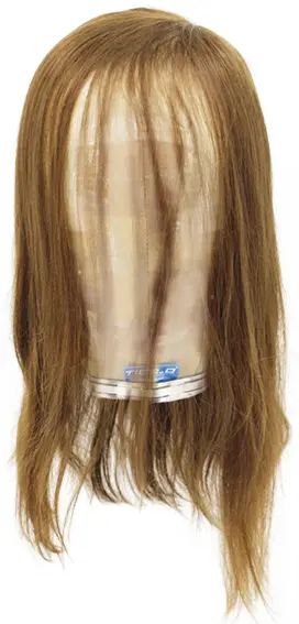 Woman Film Lacefront wig, 100%  Hand-Tied, European Hair  9.8-17.7 / 25-45cm