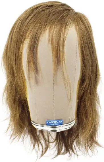Man Film Lacefront wig, 100%  Hand-Tied, European Hair  9.8inch / 25cm