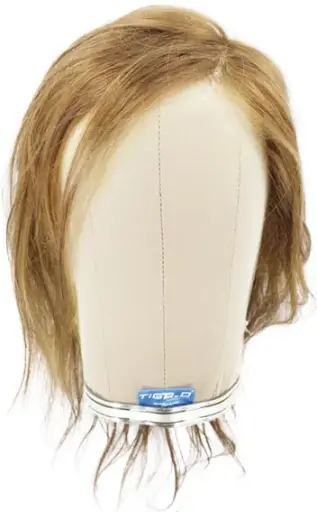 [SR-ATB-F-220404-42] Man Film Lacefront wig, 100%  Hand-Tied, European Hair  9.8inch / 25cm