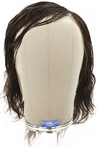 [SR-ATB-221107-78] Man Film Lacefront wig, 100%  Hand-Tied, European Hair  9.8-11.8inch / 25-30cm