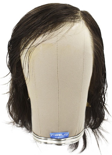 [SR-ATB-221107-73] Man Film Lacefront wig, 100%  Hand-Tied, European Hair  9.8inch / 25cm