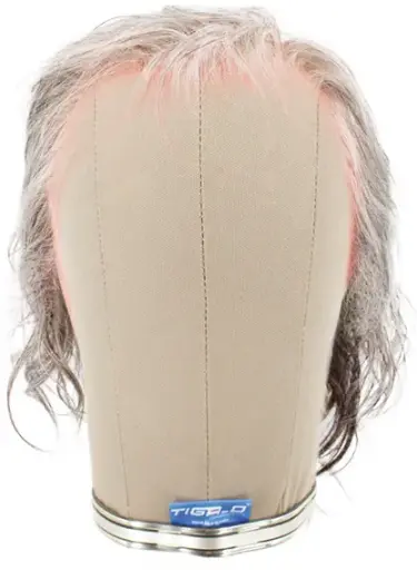 [SR-ATB-230111-59] Man Film Lacefront wig, 100%  Hand-Tied, European Hair  7.9inch / 20cm 