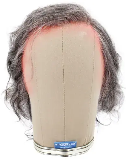 [SR-ATB-230111-52] Man Film Lacefront wig, 100%  Hand-Tied, European Hair  9.8-13.7inch / 25-35cm
