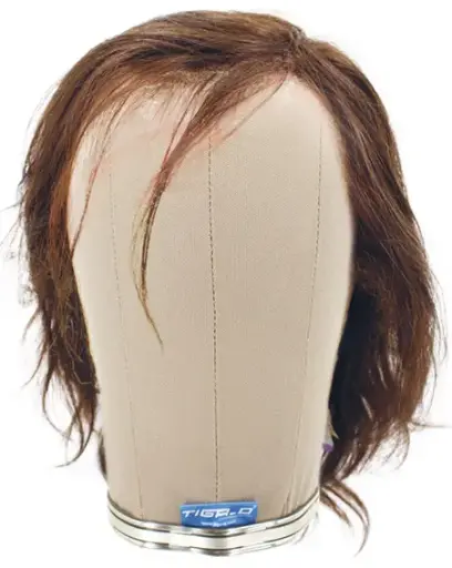 [SR-ATB-230111-36] Man Film Lacefront wig, 100%  Hand-Tied, European Hair  9.8inch / 25cm