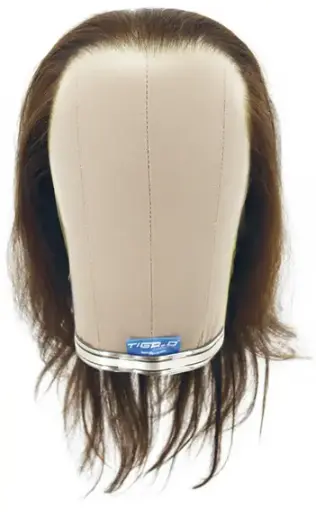 [SR-ATB-150922-09] Woman Film Lacefront wig, 100%  Hand-Tied, European Hair  11.8inch / 30cm