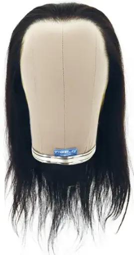 [SR-ATB-150922-39] Woman Film Lacefront wig, 100%  Hand-Tied, European Hair  16.93inch / 43cm