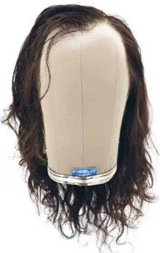 [SR-ATB-230111-53] Woman Film Lacefront wig, 100%  Hand-Tied, European Hair  16inch / 40cm